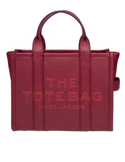 Marc Jacobs Leather Handbag In Red