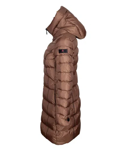 Peuterey Levaria Mqn Quilted Down Jacket In Brown