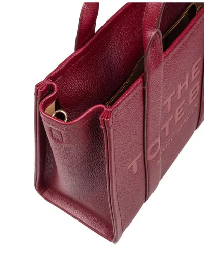 Marc Jacobs Leather Handbag In Red