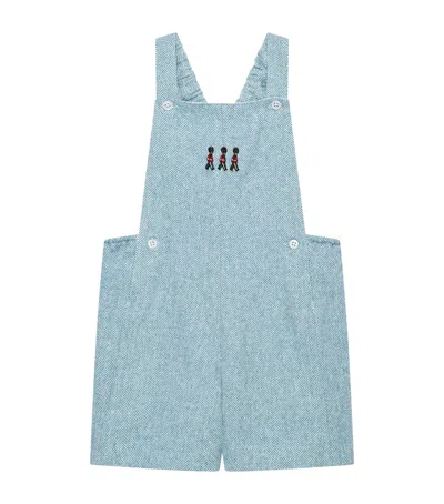 Trotters Guardsmen Alfie Romper In Blue