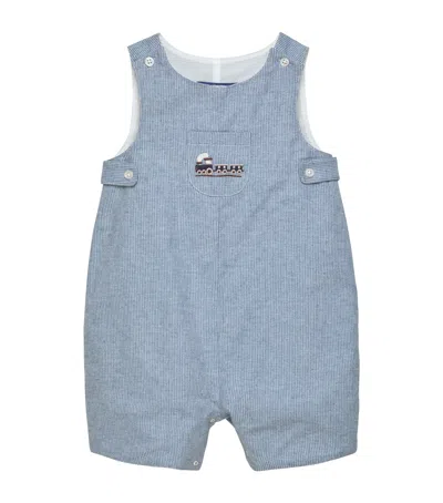 Trotters Cotton Archie Jumpsuit In Blue