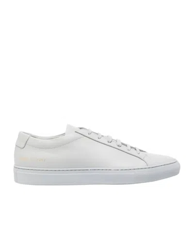 Common Projects Low-top Sneakers With Smooth Leather Upper In White