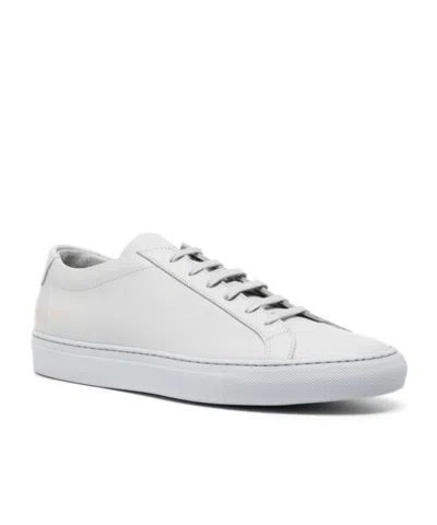 Common Projects Low-top Sneakers With Smooth Leather Upper In White