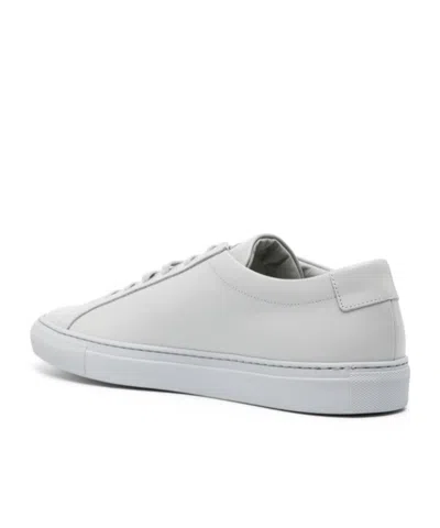 Common Projects Low-top Sneakers With Smooth Leather Upper In White