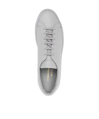 Common Projects Low-top Sneakers With Smooth Leather Upper In White