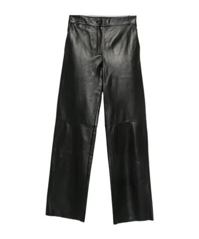 Antonelli Belt Loop Casual Pantslli In Black