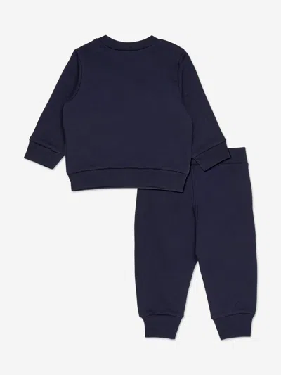 Marni Baby Logo Tracksuit In Blue