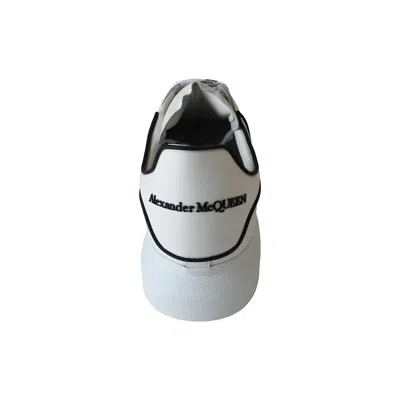 Alexander Mcqueen Oversized Leather Platform Sneakers White In White