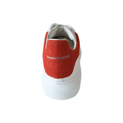 Alexander Mcqueen Oversized Sneakers White Red In White
