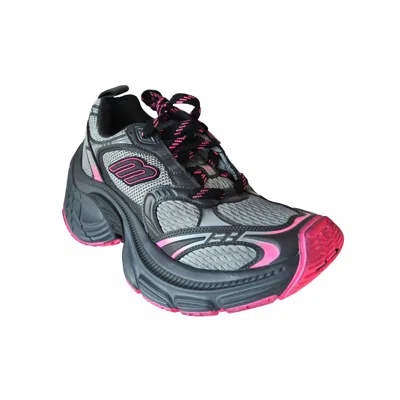 Balenciaga 10xl Sneakers Grey Pink Black In Gray
