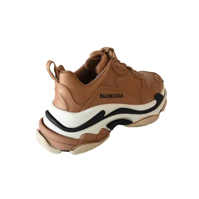 Balenciaga Triple S Sneakers Nude In Brown