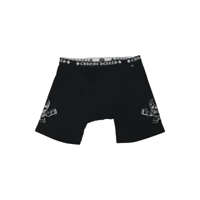 Chrome Hearts Foti Short Boxer Briefs Black In Black