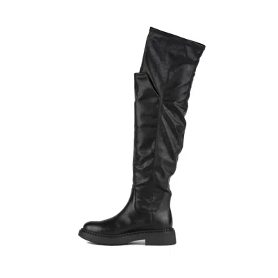 Ash Maxim Over-the-knee Boots In Black