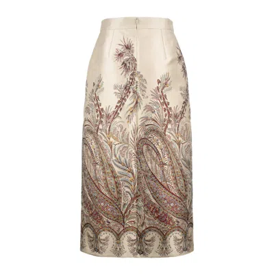Etro Skirt In Neutral