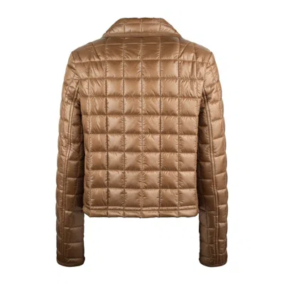 Fay 3 Hooks In Checkered Technical Fabric In Brown