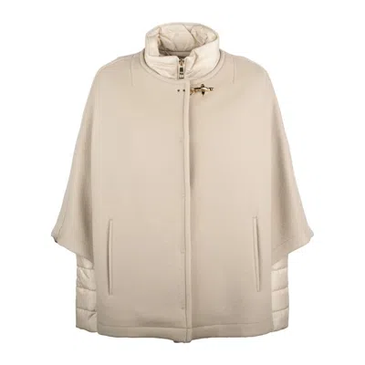 Fay 3-in-1 Double-face Wool And Cashmere Cape In Neutral