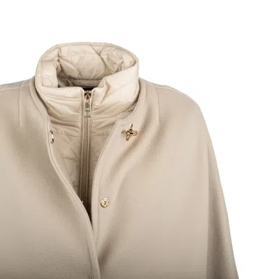 Fay 3-in-1 Double-face Wool And Cashmere Cape In Neutral
