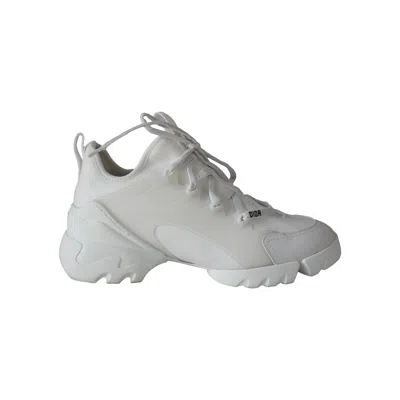 Dior D Connect Sneakers White In White