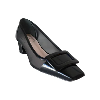Roger Vivier Women's Belle Vivier Net Pumps In Black