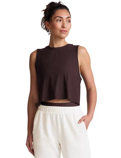 Beyond Yoga Women's Featherweight Minimal Cropped Tank In Brown