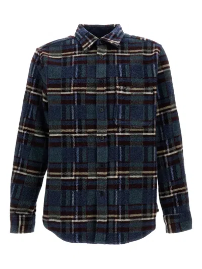 Portuguese Flannel Virgo Ii Button Patch-pocket Shirt In Multi