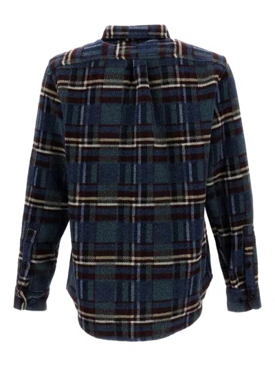 Portuguese Flannel Virgo Ii Button Patch-pocket Shirt In Multi