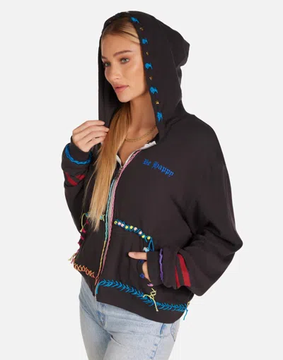 Lauren Moshi X Lachelle X Spray Happyface Elements In Black