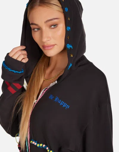 Lauren Moshi X Lachelle X Spray Happyface Elements In Black