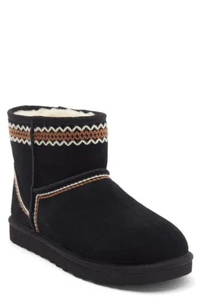 Ugg Classic Mini Atherson Suede Boots In Animal Print