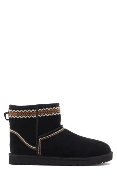 Ugg Classic Mini Atherson Suede Boots In Animal Print