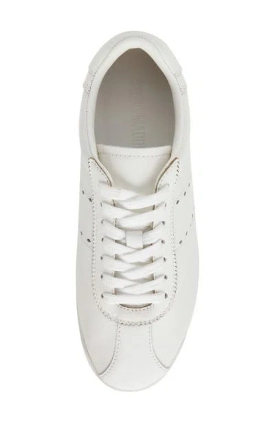 Steve Madden Women's Mirage Leather Sneakers In White