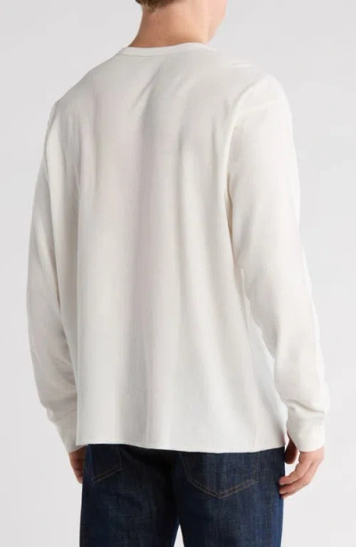 Abound Oversize Crewneck Thermal Top In White
