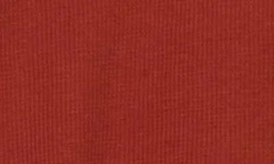 Abound Oversize Crewneck Thermal Top In Red