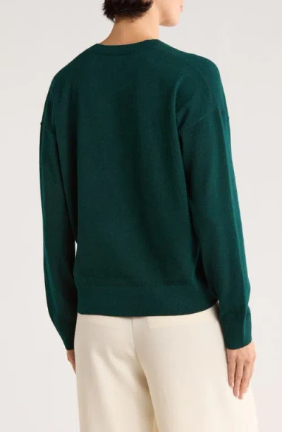 Nordstrom Rack V-neck Pullover Sweater In Green
