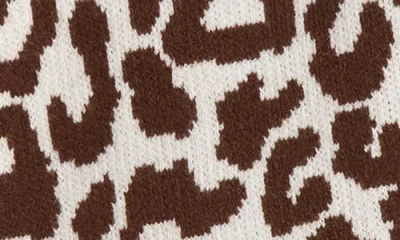 Nordstrom Rack Patterned Crewneck Sweater In Brown