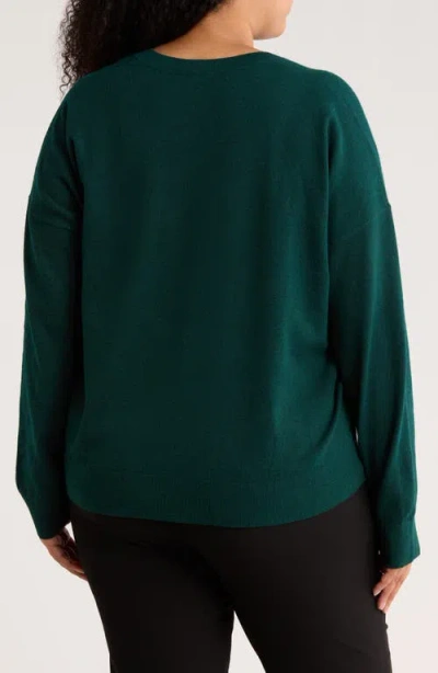 Nordstrom Rack V-neck Pullover Sweater In Green