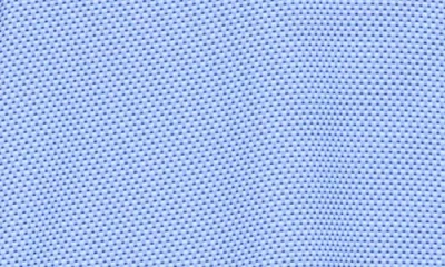 Construct Micro Geometric Print Stretch Button-up Shirt In Blue