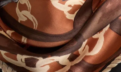 Steve Madden Equestrian Status Satin Square Scarf In Multi