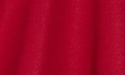 Tasha Blanket Stitch Ruana In Red