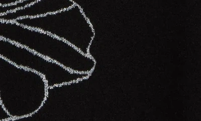 Joseph A Placed Floral Oversize Turtleneck Sweater In Multi