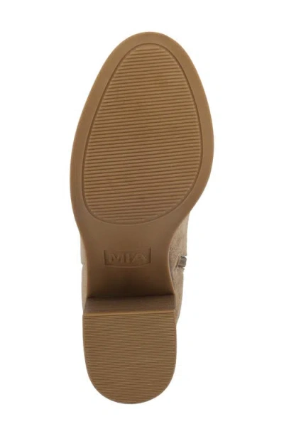 Mia Women's Sabrena Stacked Heel Side Zip Tall Boots In Multi