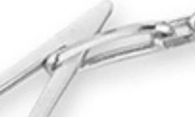 Sphera Milano Star Charm Paper Clip Chain Bracelet In Metallic