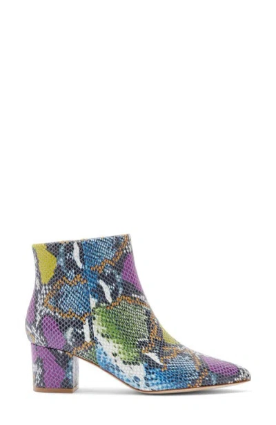 L'agence Jeanne Block Heel Bootie In Multi