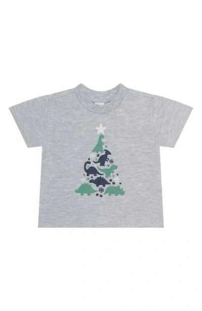 Pl Baby By Petit Lem Fleece Jacket, Graphic T-shirt & Joggers Set In Multi