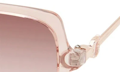 Guess 56mm Square Gradient Sunglasses In Pink