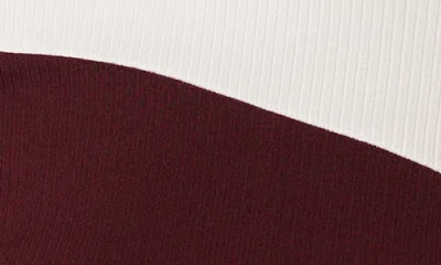 Cyrus Colorblock Rib Knit Top In Multi