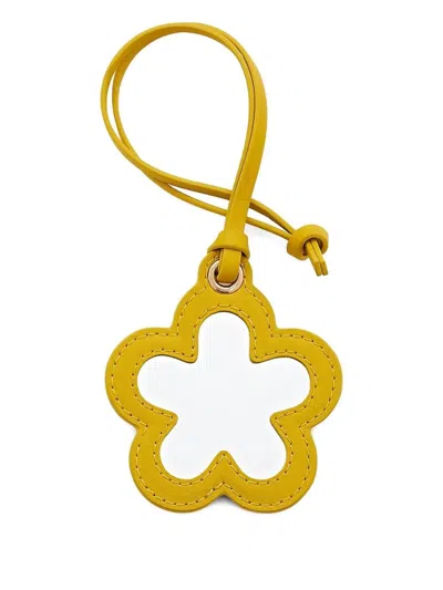 Marc Jacobs The Daisy Mirror Charm Accessories In Yellow