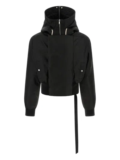 Rick Owens Drkshdw Alice Zip-up Jacket In Black