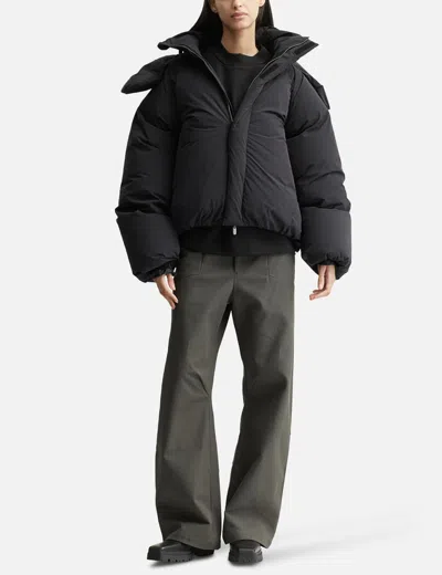 Seventh Space Coat In Black