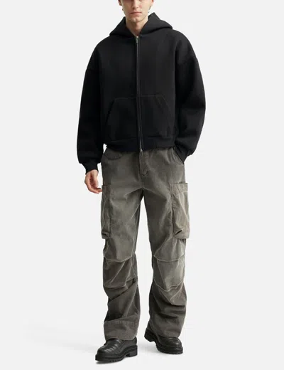 Seventh Mens V2 Zipped Hoodie In Black